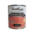 Varathane 1 qt. Premium Fast Dry Semi-Transparent Oil-Based Wood Stain, Coral VA4999